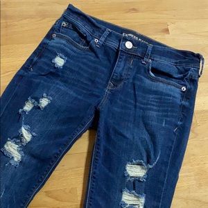 Women’s Express Distressed Denim Jeans